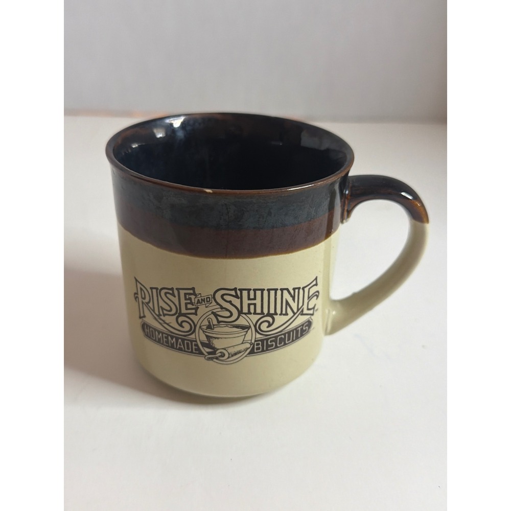 Vintage 1984 Hardee's Rise and Shine Homemade Biscuits Coffee Mug